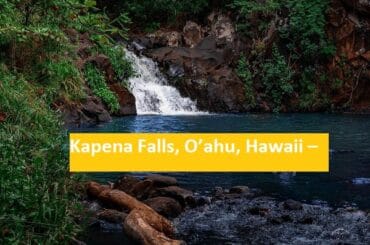 Kapena Falls oahu