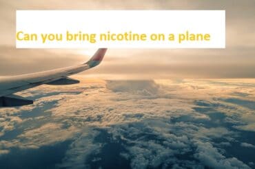 Can you bring nicotine on a plane