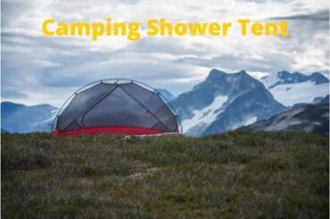 Camping shower tent